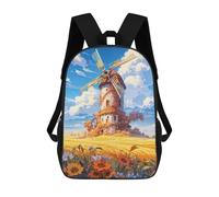 sinyumoney Harvest Season Backpack School Bag Rucksack Casual Daypacks School Work Travel Bag for Men, Women & Teenage Boys 17inch
