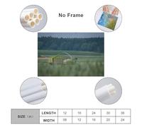 sinyumoney Harvester Doing Its Thing Living Room Canvas Wall Art for Bedroom Office Bathroom Decor Hallway Pictures 12x18inch(30x45cm)