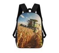 sinyumoney Harvesting Golden Crops Backpack Cartoon Plush Bag, 3D Backpack for Kids School Bag Birthday Gift Idea for Boys And Girls 17inch