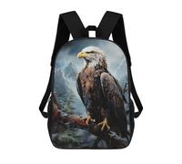 sinyumoney Hawk on Branch Backpack 3D Printed Children's School Backpack Kids Travel Backpacks High Capacity Book Bags Children's Backpack Rucksack 17inch
