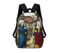 sinyumoney Healing of The Paralytic School Backpack Water Resistant Computer Rucksack for Campus Outdoor Travel Sports 17inch