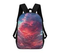 sinyumoney Heart in The Sky Backpack School Daypacks Business Backpack Water Resistant Bookbag for Camping Outdoor Adventures And Daily Travel 17inch