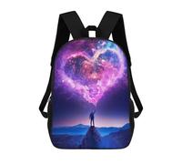 sinyumoney Heart in The Sky School Backpack Work Business College School for School/Work/Travel 17inch