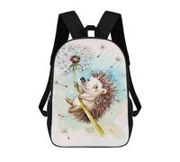 sinyumoney Hedgehog with Dandelion Seed Backpack School Water Resistant Travel Backpack Computer Bag - Perfect for Travel, Work And Daily Use 17inch