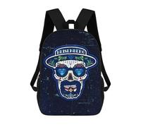 sinyumoney Heisenberg Breaking Bad Backpack School Bag Lightweight Airport College Students Back Pack for Men, Women & Teenage Boys 17inch