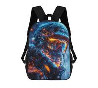 sinyumoney Highly Detailed Skier Backpack School Bag Water Resistant Computer Rucksack for Campus Outdoor Travel Sports 17inch