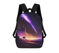 sinyumoney Highway to Galaxy Backpack 3D Printed Children's School Backpack for Kids High Capacity Travel Rucksacks Book Bags Kids School Bag Back Pack 17inch