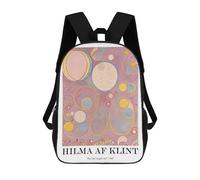 sinyumoney Hilma Af Klint Abstract Painting School Backpack School Secondary High School College Backpack Travel for Men, Women & Teenage Boys 17inch