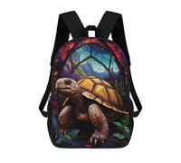 sinyumoney Hinged Tortoise Turtle Backpack School Travel College Rucksack Backpacks for Men, Women & Teenage Boys 17inch