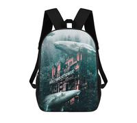 sinyumoney Hollywood Backpacks Kids School Backpack School Bag 3D Printed School Bag for Boys Elementary And Middle School Students 17inch