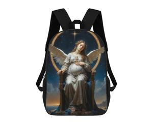 sinyumoney Holy Virgin School Backpack Water Resistant Travel Backpack Computer Bag - Perfect for Travel, Work And Daily Use 17inch