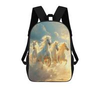 sinyumoney Horse Sky Sunset Sea Zen Backpack School Bag Large Water Resistant Laptop Backpack for Teenage Girls Boys Women Men 17inch