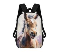 sinyumoney Horse Watersketch Rucksack Water Resistant School Bag Business Backpack for Men, Women & Teenage Boys 17inch