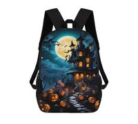 sinyumoney House of Terror School Backpack Water Resistant Computer Rucksack- Perfect for Travel, Work And Daily Use 17inch