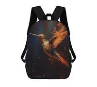 sinyumoney Hummingbird Backpack School Bag Rucksack Casual Daypacks School Work Travel Bag for Girl, Teen Girls 17inch