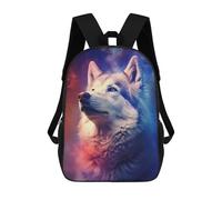 sinyumoney Husky Dogs School Backpack Work Laptop Backpack Rucksack Bag for Camping Outdoor Adventures And Daily Travel 17inch