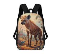 sinyumoney Hyena in Surreal Fantasy Backpack School Bag Travel College Rucksack Backpacks for Men, Women & Teenage Boys 17inch