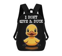 sinyumoney I Dont Give A Duck School Backpack Water Resistant Computer Rucksack for Campus Outdoor Travel Sports 17inch