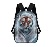sinyumoney Ice Age Tiger School Backpack Business Laptop Rucksack Bag Unisex Casual Daypack for Boys/Girls/Teenagers 17inch