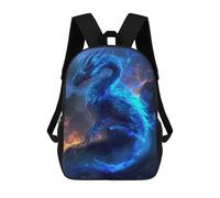 sinyumoney Ice Dragon Magic Backpacks 3D Printed 17inch Kids School Backpack Outdoor Casual Daypack Casual Travel Bags for Middle School Students