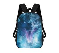 sinyumoney Ice Dragons Blizzard Roar Backpack 3D Printed School Bag For Boys High Capacity Travel Backpacks Book Bags Boys School Bag Mochila 17inch