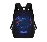sinyumoney Iceland Rucksack Water Resistant Travel Backpack Computer Bag for Men, Women & Teenage Boys 17inch