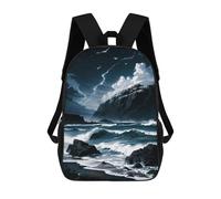 sinyumoney Icelandic Tempest Rucksack Large Lightweight Casual Backpack for Campus Outdoor Travel Sports 17inch