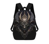 sinyumoney Infernal Dragon King Children's 17 Inch School Backpack 3D Printed Cool Knapsack for Kids Travel Rucksacks Book Bags Kids School Bag