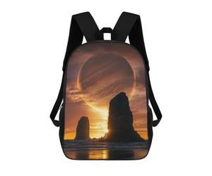 sinyumoney Inferno Backpack for School 3D Printed Boys Girls School BagChildren Bookbag Travel Rucksack 17inch