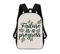 sinyumoney Inspirational Typography P Backpack School Bag High Secondary School Bags Casual Backpack - Perfect for Travel, Work And Daily Use 17inch