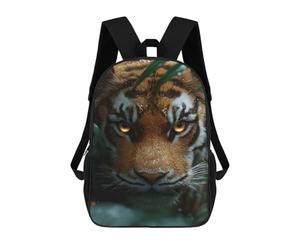 sinyumoney Intense Tiger Gaze in Jungle Backpack School Business Laptop Rucksack Bag Unisex Casual Daypack for Girls Boys Teenage 17inch