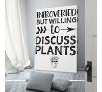 sinyumoney Introverted But Willing To Wall Canvas for Living Room for Living Room Kitchen Home Decorations Modern Art Prints 12x18inch(30x45cm)