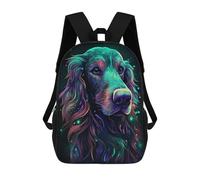 sinyumoney Irish Setter Dog Fantasia Children's School Backpack 3D Printed for Kids Travel Rucksacks Book Bags Kids School Bag 17inch