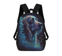 sinyumoney Irish Setter Dog Mythic Backpack School Fashion Stationery Backpack Waterproof Casual Daypacks for Boys/Girls/Teenagers 17inch