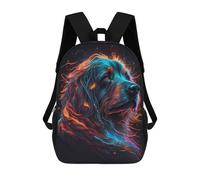 sinyumoney Irish Setter Dog Petite Children's Backpack, 3D Printed School Backpack, Backpack for Boys Girls, Adjustable School Bag for Primary School 17inch