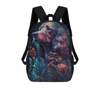 sinyumoney Irish Setter Dog Rucksack Lightweight Airport College Students Back Pack for Girls Boys Teenage 17inch