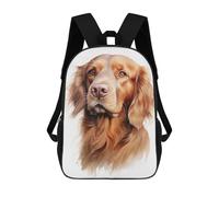 sinyumoney Irish Setter Portrait Dog Backpacks Kids School Backpack School Bag 3D Printed School Bag for Boys Elementary And Middle School Students 17inch