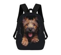 sinyumoney Irish Terrier School Backpack Secondary Causal Travel High School Bags for Campus Outdoor Travel Sports 17inch