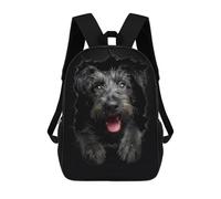 sinyumoney Irish Wolfhound Casual Daypack Backpacks School Bag for Girls Boys High College Teens Knapsack Men Women Travel Laptop Rucksack College Bookbag 17inch