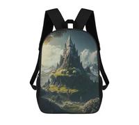 sinyumoney Island of Eternal Spring School Backpack Daypacks Business Backpack Water Resistant Bookbag - Perfect for Travel, Work And Daily Use 17inch