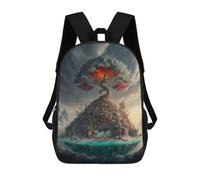 sinyumoney Island of The Enchanted Tree Backpack School Bag Work Business College School for Men/Women 17inch
