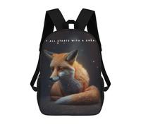sinyumoney It All Starts With A Dream School Backpack Water Resistant Computer Rucksack- Perfect for Travel, Work And Daily Use 17inch