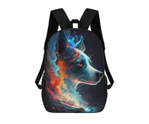 sinyumoney Jack Russell Terrier Dog Backpack School Rucksack Casual Daypacks School Work Travel Bag for Men/Women 17inch