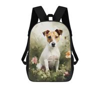 sinyumoney Jack Russell Watercolor Rucksack Travel College Rucksack Backpacks for Campus Outdoor Travel Sports 17inch