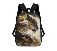 sinyumoney Jaguar Essence Backpack 3D Printed Kids School Backpack High Capacity Travel Backpacks Book Bags Kids Backpack 17inch