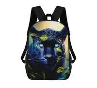 sinyumoney Jaguar in The Jungle -2 Kids Backpacks Children Bag,Anime Bag,Large Capacity Kids Backpack, 3D Printed Children's,Student Schoolbag,Kids Boys Girls School Bag 17inch