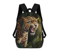 sinyumoney Jaguar Roar in Jungle School Backpack Large Lightweight Casual Backpack for Girls Boys Teenage 17inch