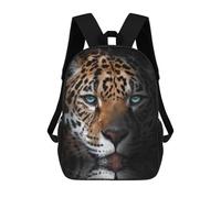 sinyumoney Jaguar's Gaze Wild Beauty Backpack School Bag Secondary Causal Travel High School Bags for Campus Outdoor Travel Sports 17inch