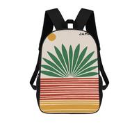 sinyumoney Jamaica Palm Sunset Backpack School Bag Large Lightweight Casual Backpack for Campus Outdoor Travel Sports 17inch