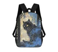 sinyumoney Japan Cat Fantasy Backpack School Bag Water Resistant Computer Rucksack for Campus Outdoor Travel Sports 17inch